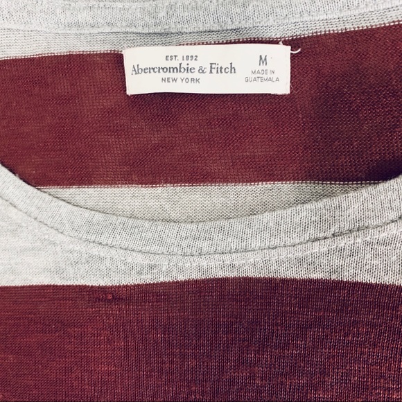 A&F Stripe Tee - Picture 3 of 3